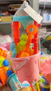 Đồ chơi xúc cát đi biển kèm xô nhiều chi tiết - Xe Ben xúc cát / Dụng cụ làm vườn cho bé - SP0438