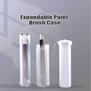 Retractable Paint Brush Case Cylinder Pencil Storage Case Pencil Packaging Tube