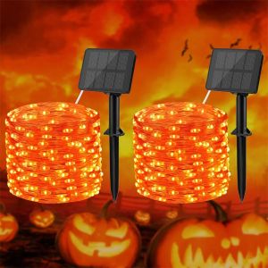 Street Solar Twinkle String Lights Outdoor LED Copper Wire Light Landscape Camping Garden Patio Party Wedding Tree Decoration