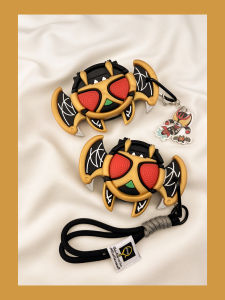 Luminous Cartoon Kiva Bat Transforming Bluetooth Wireless Earphone Case Silicone Soft Shell Compatible with Apple pro Headsets