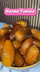 Kurma Tunisia Madu Palm fruit 250gr / Tunis Madu Kurma Barari Palm Basah