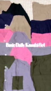 Setelan Rayon Polos / Basic Daily Set (Baju + Celana) / Setelan Rayon Wanita Polos// KEYSA COLLECTION
