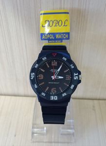 JAM TANGAN AOPOL NO923G ORIGINAL WATERPROOF STRAP TALI RUBBER PRIA (Andre What 97)