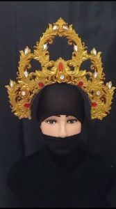 Mahkota Rambut Aksesoris Tari Karnaval Motif 7