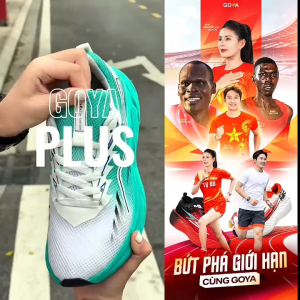 [Tặng dây giày] Giày thể thao chạy bộ nam nữ Goya Plus phiên bản mới năm 2026 màu Xanh Thiên Thanh