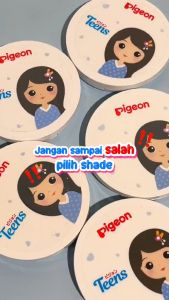 PIGEON TEENS Compact Powder + UV Protection 14gr (FULL / REFIL) - Innocent / Natural