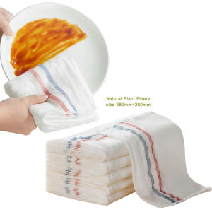 Truly A Great Dishcloth: Premium Non-Slip Oil-Repelling Dishrags - Eco-Friendly Plant Fiber Heavy Duty for Kitchen Cleaning 280x280mm