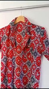 Baju Kemeja Batik Anak SD Lengan Pendek