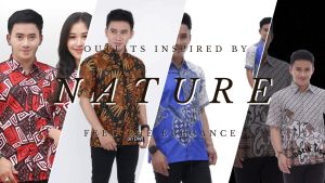 Hem Kemeja Batik Pria Lawasan Coklat Murah Model Terbaru Bahan lembut dan tebal