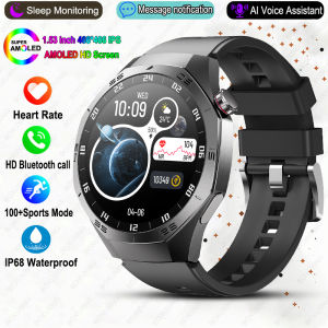 GT5 Pro GPS Motion Trajectory Smart Watch Men 466*466 AMOLED Screen Bluetooth Call Heart rate Waterproof Smart Watch For Huawei