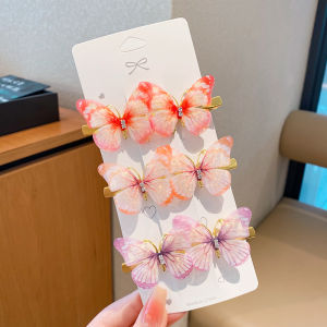 Elegant Princess Style Butterfly Hair Clip Moving Wings Fairy Tale Hair Accessories Childrens 3D Wiggly Hair Barrette