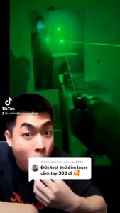 ( Chính Hãng ) Đèn Lazer 303 Tia Sáng Xanh Đỏ Bút Lazer Hỗ Trợ Giảng Dạy Công Suất Lớn Chiếu Xa 5km Đèn Mới Full Box