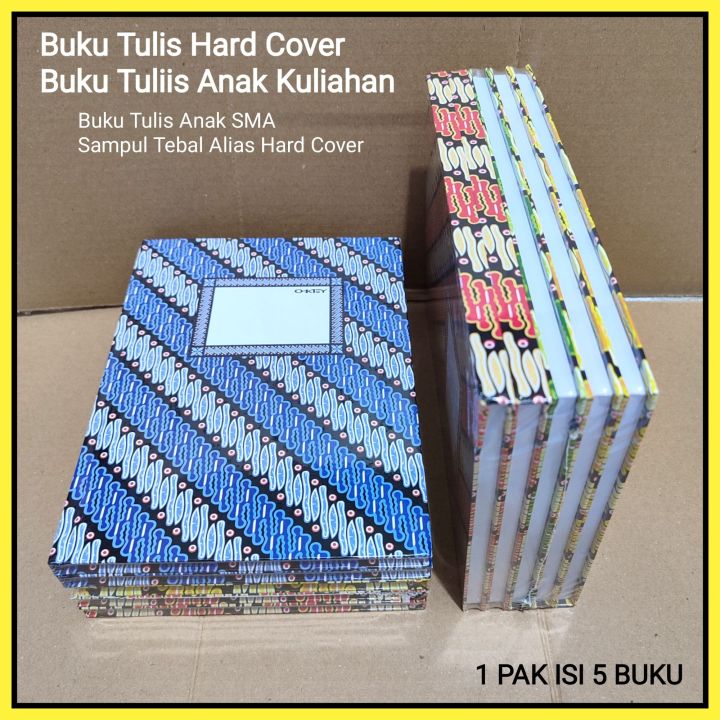 1 Pak Buku Tulis Kwarto 100 & 80 Lembar isi 5 Pcs COVER TEBAL