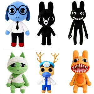 Bandai | Horror Animal Hospital Plush Toy Blue Dog Soft Stuffed Cartoon Doll Collectible For Adult Fans Home Decoration Christmas Gifts