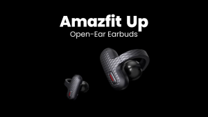 Amazfit Up Open-Ear Earbuds I Wind Noise Reduction I IPX4 Sweat and Water Resistance I Sport Fitness Bluetooth Android
