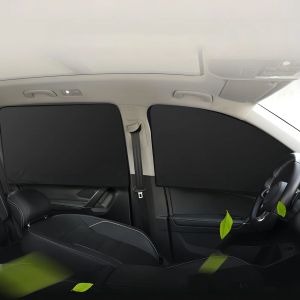 Heat Insulation Cloth Cover Summer Protection Magnetic Car Window Sunshade Window Curtain Cover Front Rear Auto Accessorie Amagi