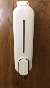 Manual Liquid Hand Touch Chrome Soap Dispenser with 300ml Liquid Soap Dispenser Holders 1 PC