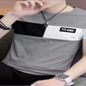 Kaos Pria Cotton Combad 24s Lengan Pendek Kombinasi