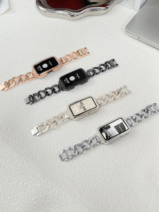 Huawei Band 10/9/8 Metal Single Chain 7NFC Version Watch Strap Honor Replacement Wristband for Men And Women Compatible with Xiaomi Mi Band