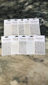 DH สติ๊กเกอร์ติดเล็บ ตกแต่งเล็บ Barbie