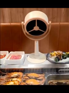 เครื่องดูดควันไร้สาย แบบพกพา 1000w ชาร์จUSB พัดลมดูดควัน พัดลมระบาย ที่ดูดควัน เครื่องดูดควันตั้งโต๊ะ