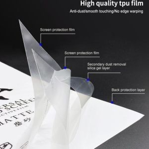 Hydrogel Anti Gores Sony Xperia XA XA1 XA2 Ultra Plus XA3 Xperia 10 C6 Hydrogel matte Anti Glare blue ray anti spy privacy