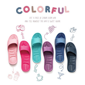 รองเท้าแตะไต้หวันใช้ในบ้านรองเท้าแตะแบบพกพากันลื่นเสียงเงียบพื้นนิ่มใส่อาบน้ำในห้องสำหรับคู่รักชายหญิงเบากะทัดรัด