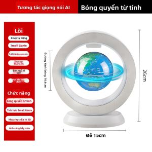 NIOYE | Đồ Chơi Giáo Dục Quả Đất Levitation Từ Tính 3D Thông Minh AI