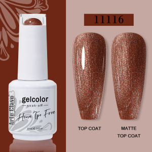 Arte Clavo 15ml Yellow Transparent Colors Nail Gel Polishes Nails Art Hybrid Semi Permanent UV Pink Lakiery Gel Hybrydowe Vernis