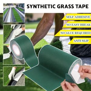 5M Double Side Artificial Turf Seam Tape Self-Adhesive Tape Jointing Tape High Viscosity Wear Resistant Lawn Greening Cloth Tape