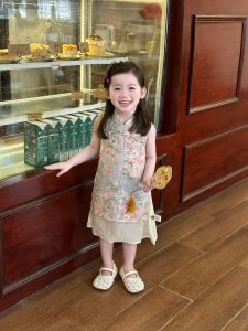 Summer Chinese Style Girls Vest Dress