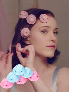 Mushroom Bell Hair Curler Sleeping Beauty Magic Mrs. Less Ironing Hair Curling Tool Personal Hygiene Household Cleaning