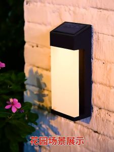 LED Solar Lamp Outdoor Solar Wall Light Waterproof Garden Warm Decoration Light for House street House Fence