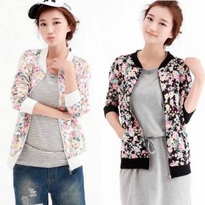 Flora Zip Up Jacket CFBOUTIQUE