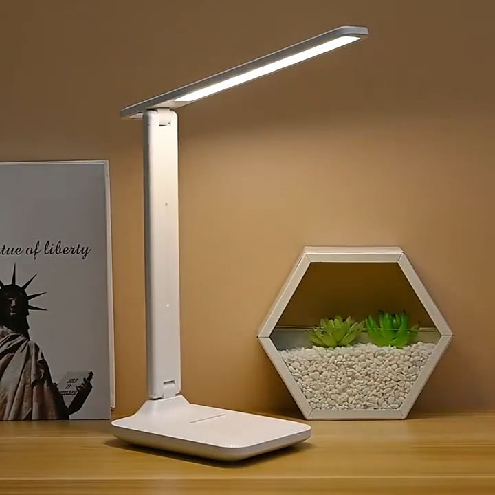 LED Light Touch Dimming Desk Lamp Meja Lampu Eye Protection Table Lamp ...