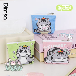 Adorable Mini Canvas Bag Collaborative Edition Card Holder Coin Purse Storage Pouch Cute Spring Summer New Arrival