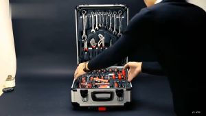 REAIM Tool Kit 187/85/82 PCS Perkakas Bengkel Dan Rumah Tools Set 187pcs alat kunci pas soket