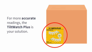 Streampeak TiltWatch PLUS a Logistics safety device 360° impact detection for Package Shipment Tilt Protection Tools