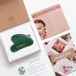 [CHÍNH HÃNG] Đá Thạch Anh Massage Mặt Guasha Xanh Cao Cấp đạt Kiểm Định PNJ - Nâng Cơ - Trẻ Hoá - Thon Gọn