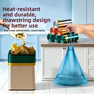 HENGSHU | Thick Home Drawstring Garbage Bag 12microns