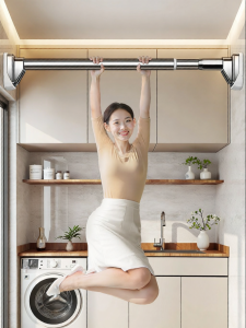 WEILAISHI | Adjustable No-drill Extendable Stainless Steel Clothes Hanging Rod