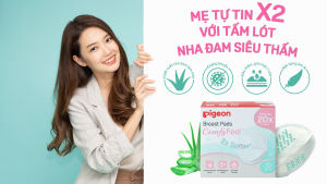 Tấm lót thấm sữa Nha Đam Pigeon (New)