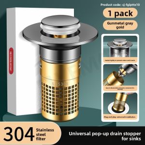 YEMO | 304 Stainless Steel Anti-Odor Pop-Up Drain  for Washbasin
