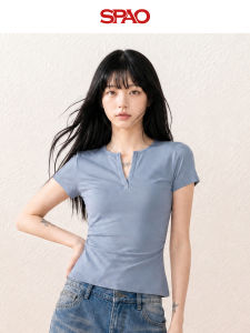 spao | Slimming Fit V-neck Versatile T-shirt