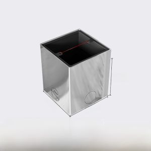 86 Stainless Steel Industrial Vintage Style Switch Socket Box Panel Wall Mount Hidden Installation Universal Base Plate