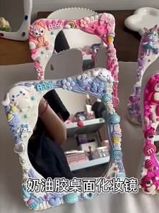 Handcrafted Irregular Desk Mirror