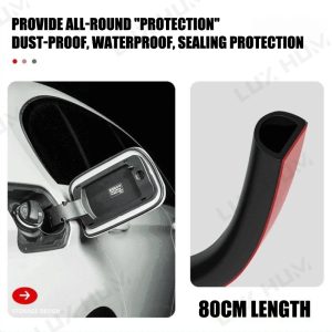 Car Fuel Tank Seal Strip Self-Adhesive Waterproof Car Weatherstrip on Fuel Tank Cap Dustproof Gap Filler Universal Weather Strip