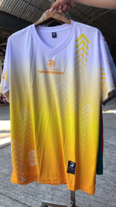 เสื้อวิ่ง RUN FOR HEALTH เสื้อแขนสั้น ผ้าไมโครมันเกรดพรีเมียม ใส่สบายแห้งง่ายไม่ร้อน ไล่เฉดสี มีไซส์ใหญ่ S-3XL ผลิตโรงงานไทย