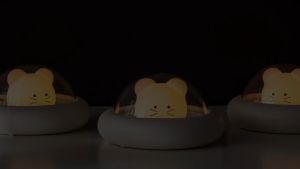 Đèn Ngủ USB Silicone Mouse Đèn Ngủ Thông Minh 4 Chế Độ Sáng Bảo Về mắt Decor Trang Trí Quà Tặng Độc Đáo