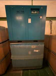 kompresor angin 75 hp Inverter Kompresor Udara Screw 55 kw Kompresor Screw 75hp 55kw air compressor